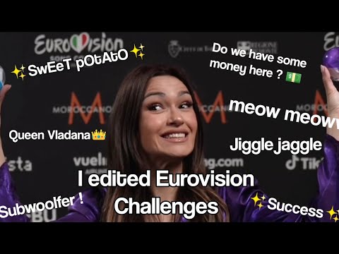 Eurovision Challenges being chaotic for 14 mins straight // by simplyangela ♡