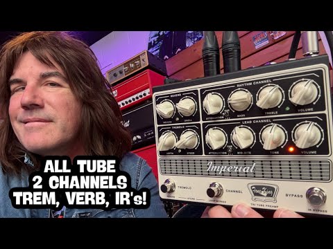 Tone King Imperial 2-Channel All-Tube Preamp Pedal w/ Cab and Amp Sim and IRs image 11