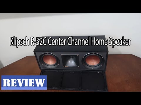 Klipsch R-52C Center Channel Home Speaker Review