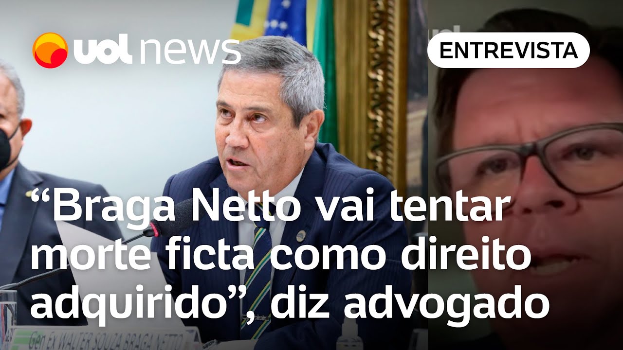 Braga Netto vai alegar direito adquirido para ter morte ficta e receber pensão, analisa especialista