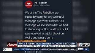 UNLV student-run Twitter account criticized