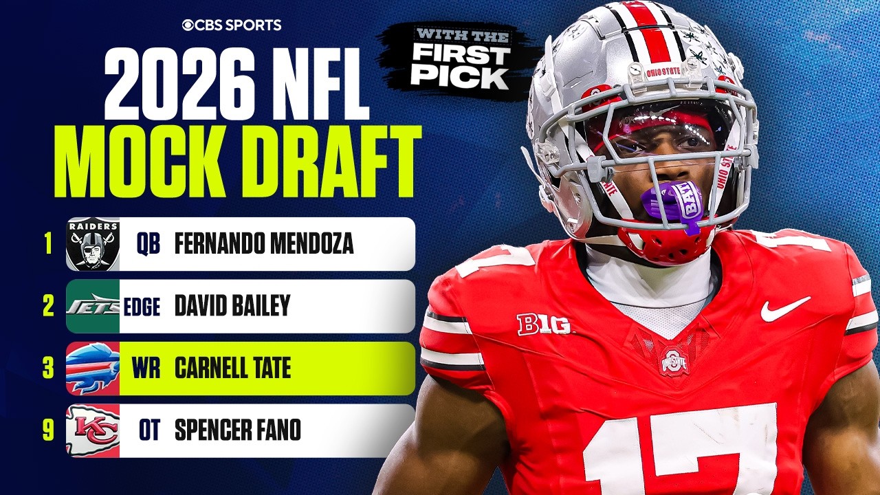 Video thumbnail for Post-Combine 2026 NFL Mock Draft: Full 1st Round | Bills TRADE UP To Number 3 👀
