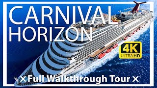 Carnival Horizon | Full Walkthrough Ship Tour & Review | Amazing For Kids | Carnival Cruise Lines