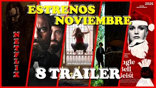 📺 8 TRAILER NETFLIX NOVIEMBRE | ESTRENOS ESPAÑOL 2025