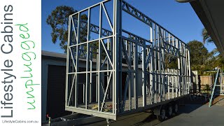 Tiny House Build Steel Frame Install