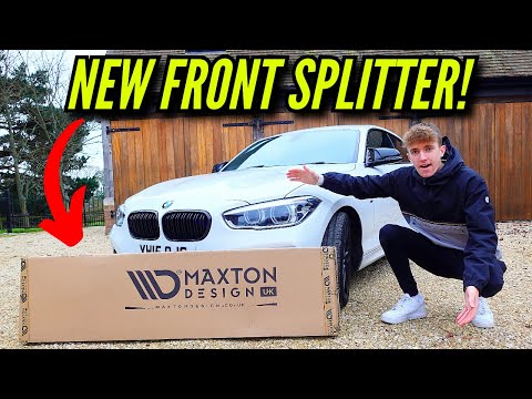 HOW TO INSTALL Maxton Design FRONT SPLITTER to my BMW 1 Series!!