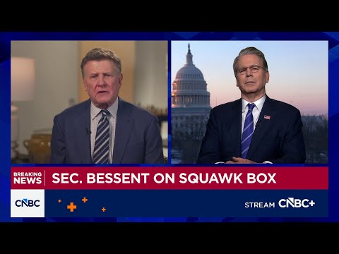 Watch CNBC's full interview with Treasury Secretary Scott Bessent