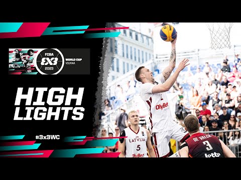 Latvia 🇱🇻 vs Belgium 🇧🇪  | Men | Knockouts Highlights | FIBA 3x3 World Cup 2023