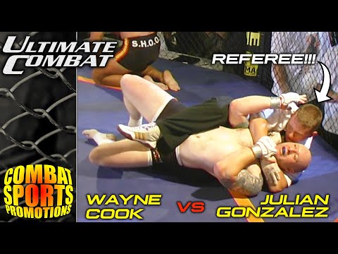 REFEREE CHOKES OUT FIGHTER! Wayne Cook vs Julian Gonzalez - FULL MMA FIGHT - Ultimate Combat 7