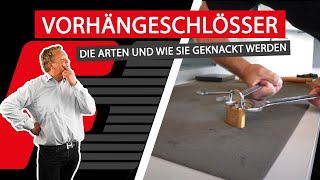 Qualitative Unterschiede beim Vorhängeschloss | Schloss knacken mit Schraubenschlüsseln