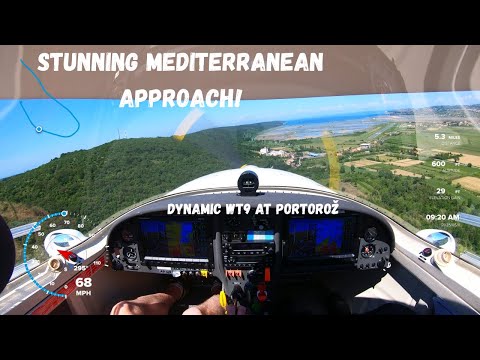 Flying over the Mediterranean! Portoroz in the Aerospool Dynamic WT9