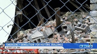 Emergency Demolition for Two Historic Buildings