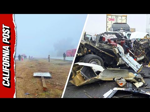 Massive 59-car Pileup Along California’s Highway 99