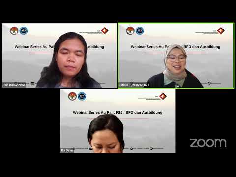 Zoom meeting invitation - Zoom Meeting von IASI Jerman