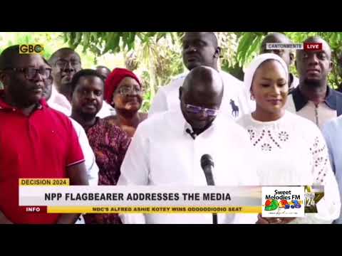 Dr Mahamudu Bawumia Concedes To President-elect John Dramani Mahama