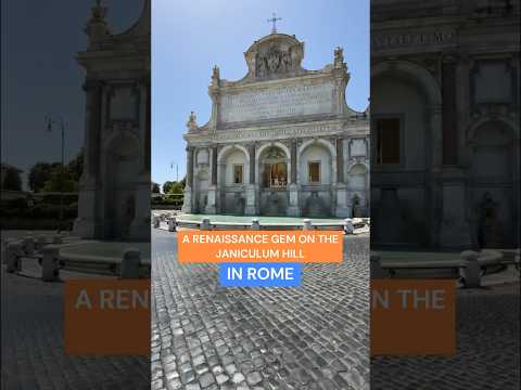 O Tempietto del Bramante no Monte Janículo em Roma