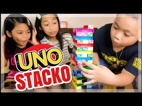 HOW TO PLAY UNO STACKO GAME ❤️ | MummaDunna And Kids