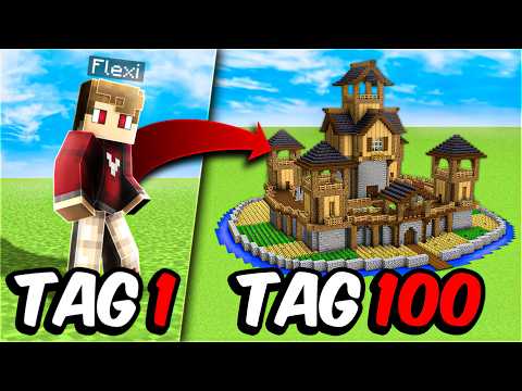 100 Tage Minecraft auf einer 100% FLACHEN WELT - Superflat (2. Versuch)