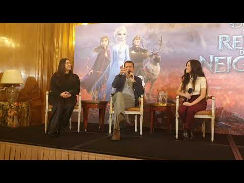 ❄ Frozen 2 🍂 Press Conference with the voice actors Emmylou Homs, Dany Boon & Charlotte Hervieux
