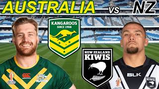 AUSTRALIA vs NEW ZEALAND Rugby League World Cup 2026 Live Commentary (Kangaroos 