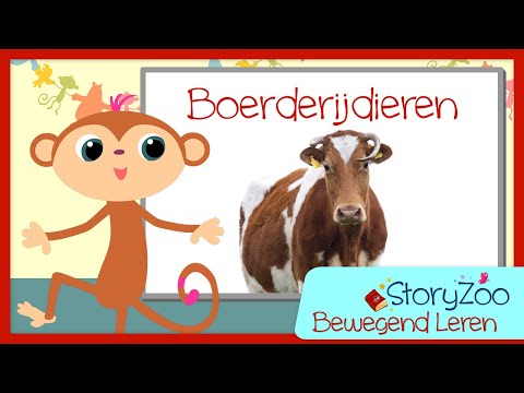 Bewegend leren - Boerderijdieren 🐮🐷🐴