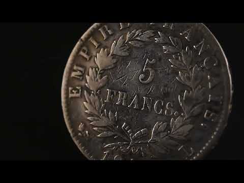 Moneta, Francia, Napoléon I, 5 Francs, 1810, Paris, MB+, Argento, Gadoury:584