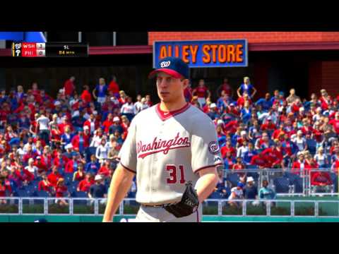 MLB The Show 16 Updated 2017 Roster Vaults Washington Nationals vs Philadelphia Phillies 04 07 2017