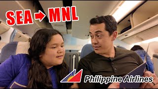 What I Ate on Philippine Airlines Business Class | Seattle to Manila