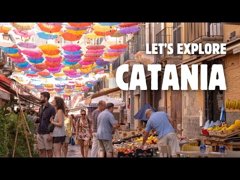CATANIA, Sicily Walking Tour 🇮🇹 | Bustling Markets & Baroque Beauty | 4K