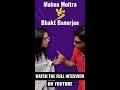 Mahua Moitra Setting A Wrong Example For Women Bhakt Banerjee Shorts Mahua Tmc
