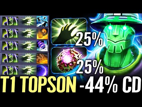 🔥 T1 TOPSON Rubick GOD MID — Octarine + Aghanim -44% CD Max Stun Max Electric Nuker Dota 2 Pro