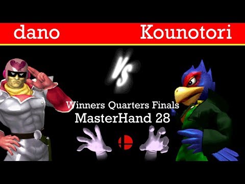 MasterHand 28 WQF - dano(C.Falcon) vs. Kounotori(Falco)