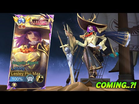 THANKYOU MOONTON FOR THIS LESLEY LEGEND SKIN "ANGELIC AGENT" IS FINALLY REVAMP!!😻✨ (COMING SOON?)