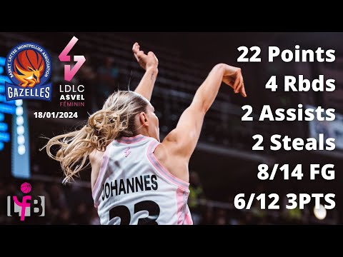 Marine Johannes 22 Points vs BLMA - LFB 2023-24