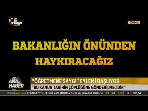 Basında Öğretmene SAYGI Eylemlerimiz-Flash Haber Tv-01.09.2022 | EĞİTİM İŞ