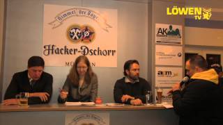 preview picture of video 'Pressekonferenz Tölzer Löwen - Bayreuth Tigers // 08.03.2015'