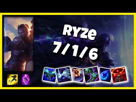 Ryze vs Vladimir KOREAN Challenger TOP (7/1/6) - v11.4