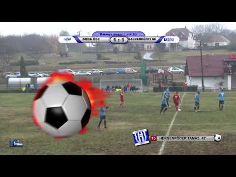 BODA ÖSE - SZEDERKÉNYI SE       1 - 2 (1 - 1)