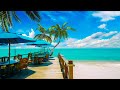 Summer Cafe: Outdoor Seaside Cafe Ambience with Hawaiian Bossa Nova Music & Ocean Waves for Relaxing
