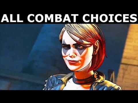 All Combat Choices - BATMAN Season 2 The Enemy Within Episode 5: Same Stitch (Vigilante Joker)