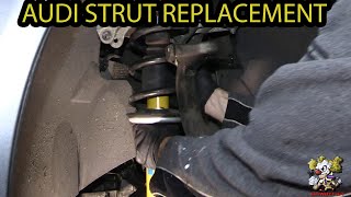 Audi (2009-2016) B8 Front Strut Replacement - DYI