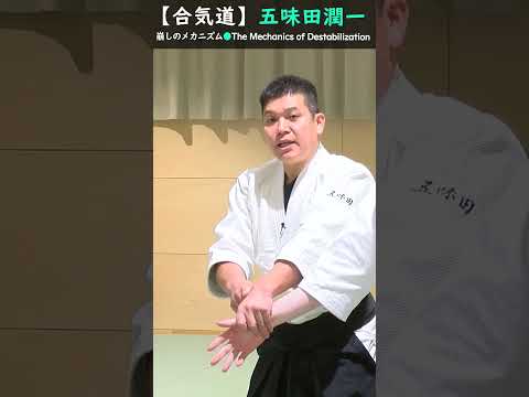 五味田潤一:崩しのメカニズムで相手を倒す【解説】#short #aikido #aikidotechniques #aikidoaikikai #aikidolife #legend  #budo