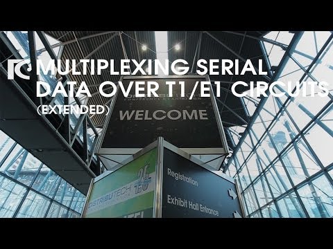 Multiplexing Serial Data over T1/E1 Circuits (EXTENDED)