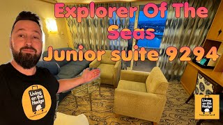 Junior Suite 9294 Explorer Of The Seas #royalcaribbean #exploreroftheseas #roomtour