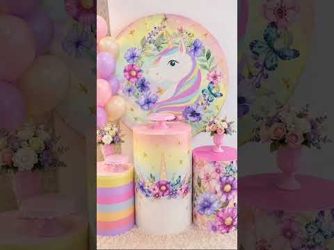 🦄 Decoração Unicórnio Pegue e Monte ✨ Senador Canedo-GO 💖 WhatsApp: 62 99564-7003