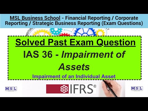 IFRS Solved Past Exam Questions - IAS 36 Impairment of Assets || Financial Reporting Lectures