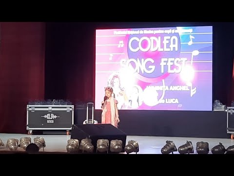 Anastasia Nectaria Șabliovschi - Trofeul categoriei - festivalul ,,Codlea Song Fest"