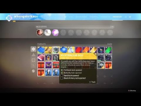 Butterfly Lock Opened - Mysterious Box (Izanami Forge - Destiny 2: Black Armory)