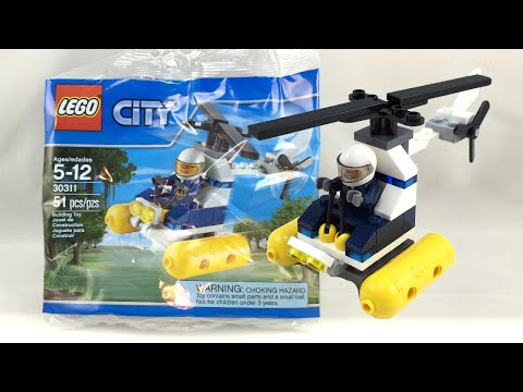 LEGO City Swamp Police Helicopter review! 30311