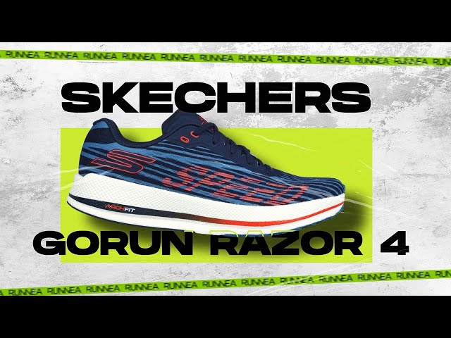 Vídeo relacionado con Skechers Go Run Razor 5 Zapatillas para Correr Zapatilla Neutral Mujeres Negro - Black/Multi 38,5
